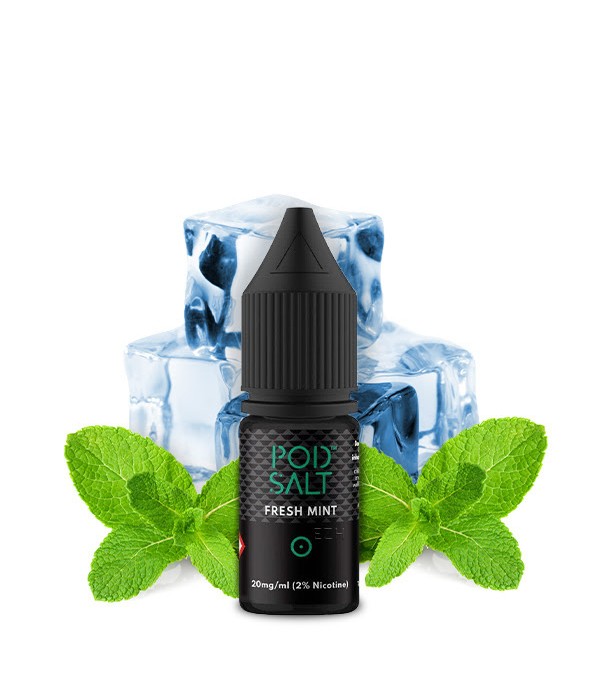 Pod Salt -FRESH MINT Nikotin Salt E-Liquid 10 ml E...