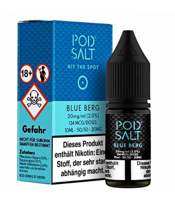 Blue Berg 20mg 10ml Liquid by Pod Salt ✓ TOP Geschmack und