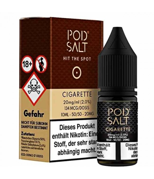 Cigarette 20mg 10ml Liquid by Pod Salt  ✓ TOP Geschmack