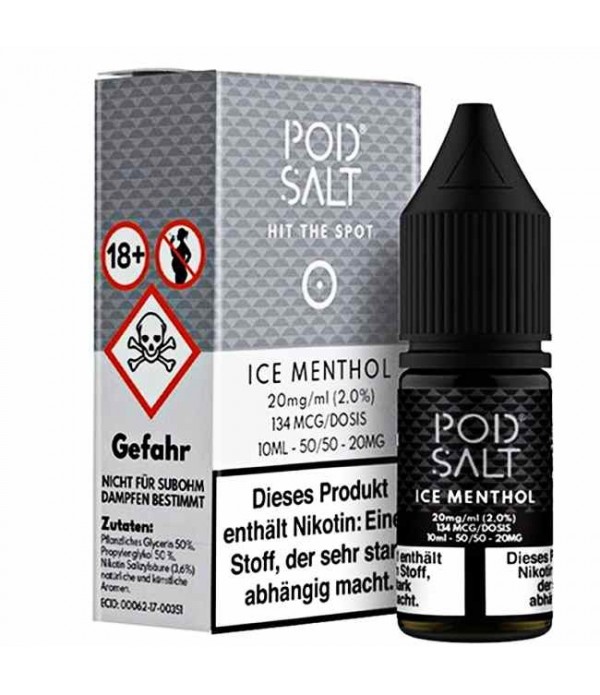 Ice Menthol 20mg 10ml Liquid by Pod Salt | Liquids