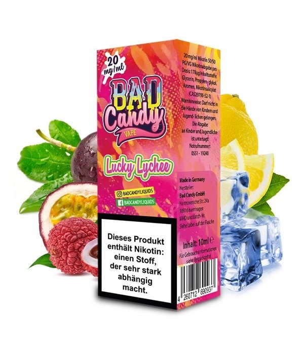 Bad Candy Nikotinsalz Liquids 20mg/ml 10ml